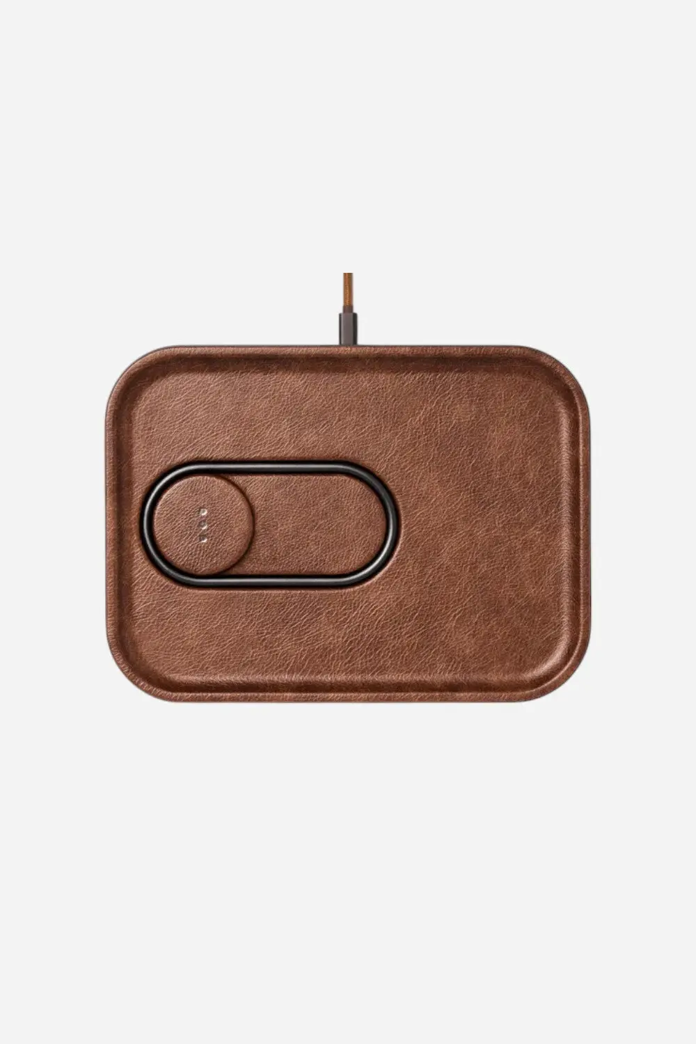 Courant Mag:3 Dual-Device Charging Tray In Leather 2