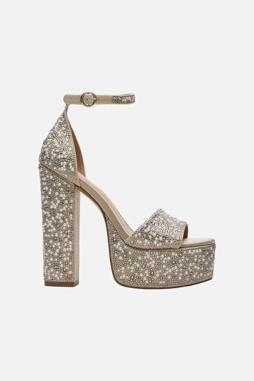 Steve Madden Glam Ivory Platform Heel 1