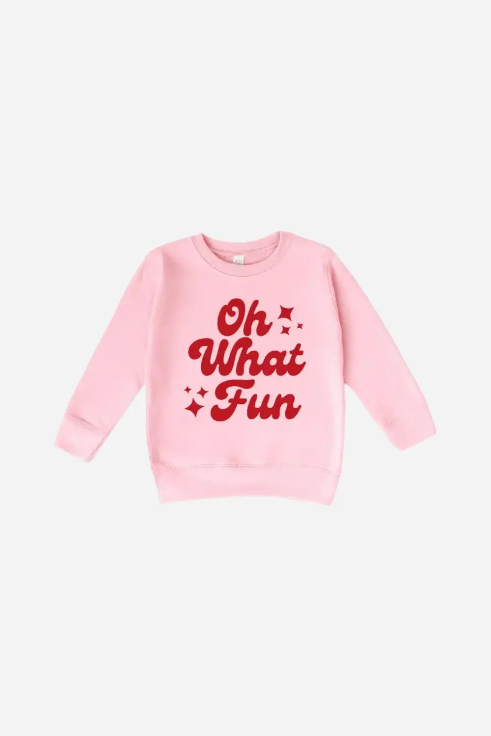 Oh What Fun Pink Toddler/Youth Sweatshirt 1