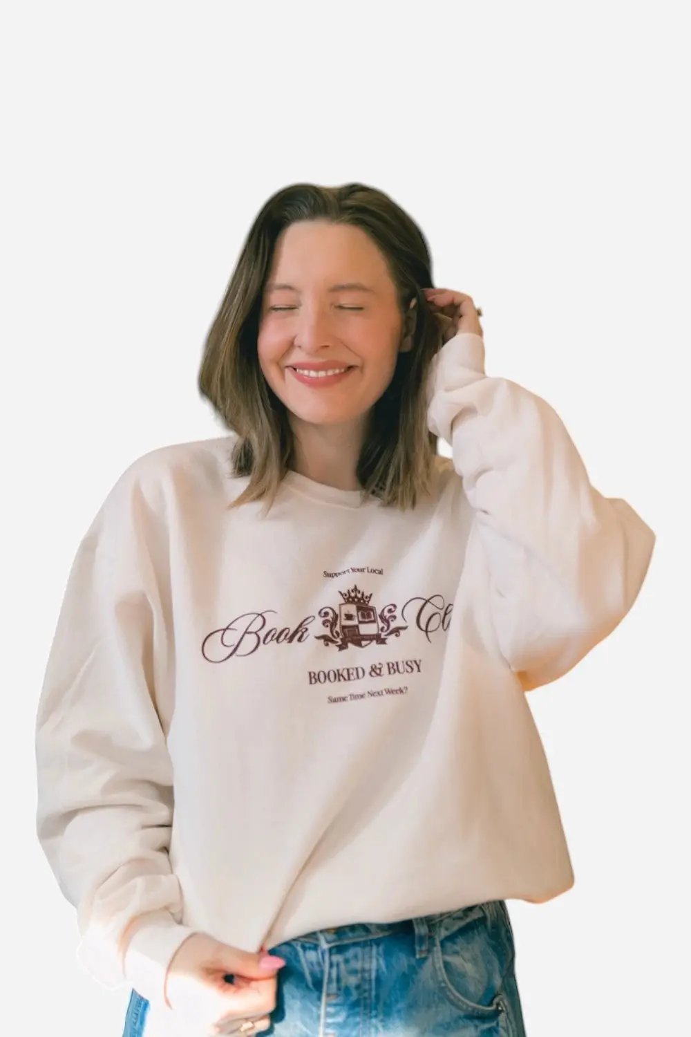 Friday + Saturday Book Club Sweatshirt 1