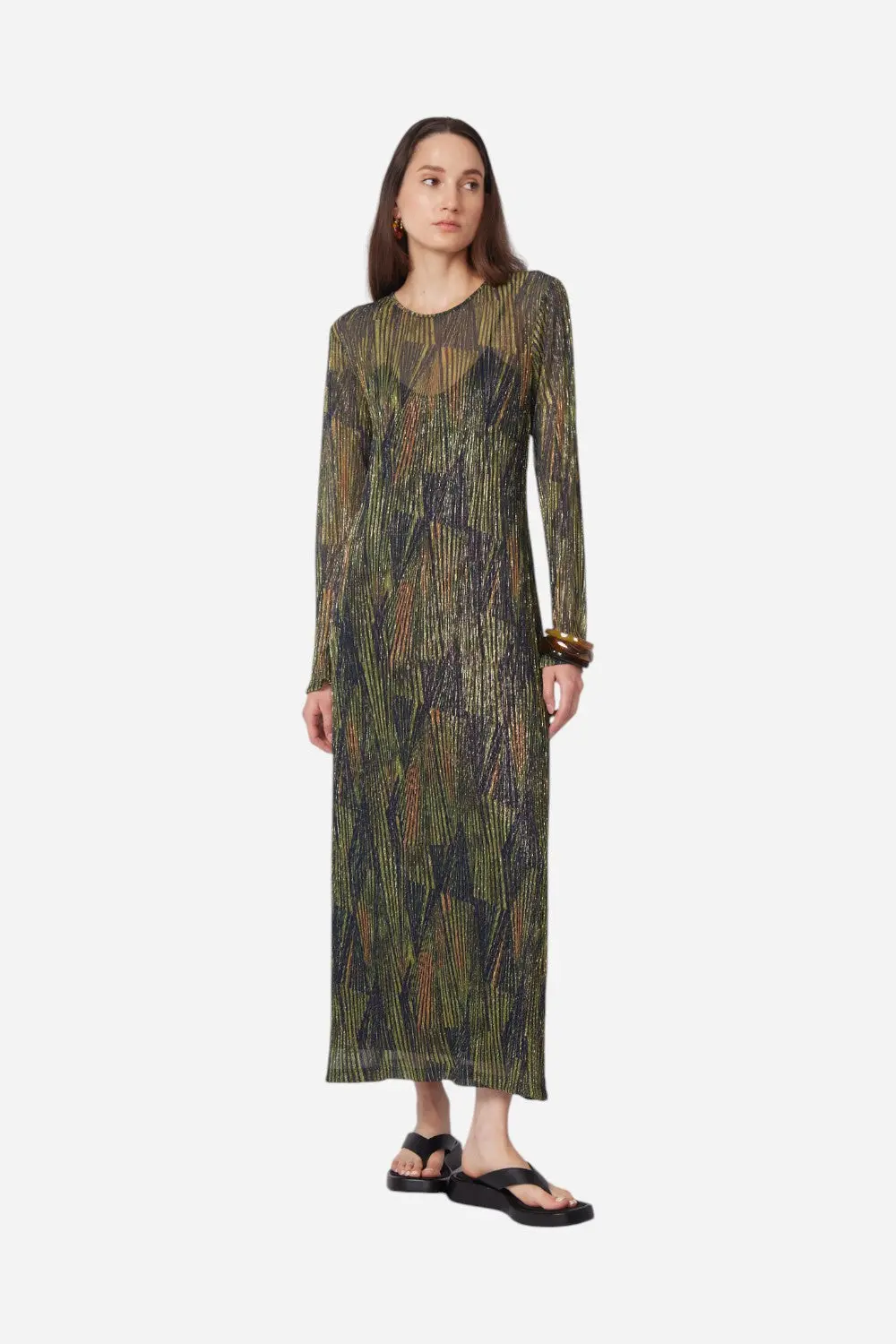 Gilner Farrar Taylen Dress In Sea Breeze Print 1