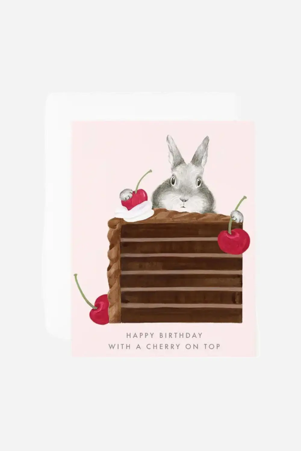 Happy Birthday With A Cherry On Top Card 1