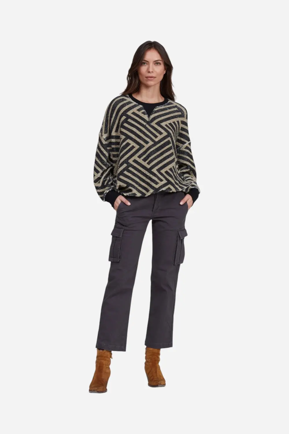 Askkny The Cargo Pant In Washed Black 3