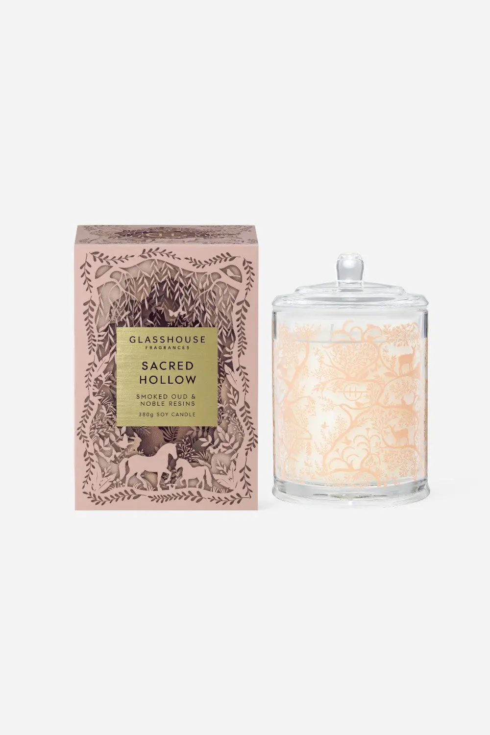Glasshouse Sacred Hollow Triple Scented Candle 1