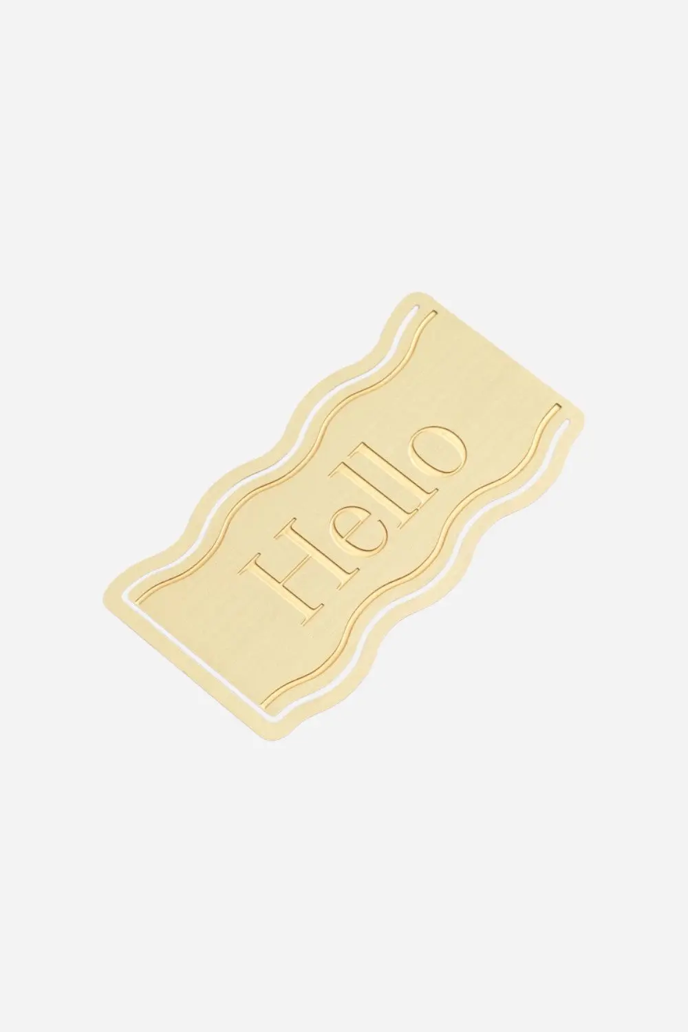 Papier Hello Metal Bookmark 1