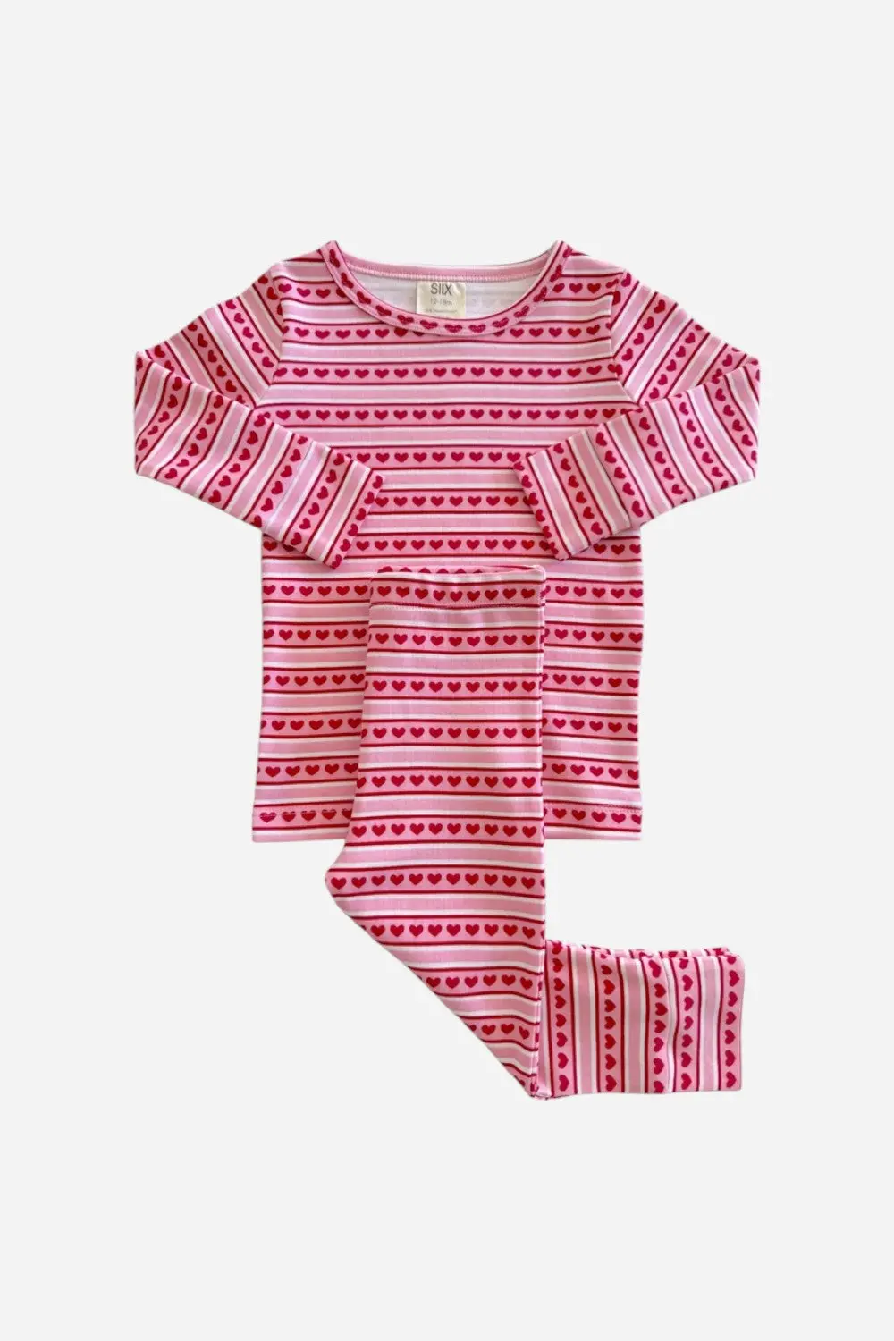 Siix Collection Valentine Stripe 2-Piece Set 1