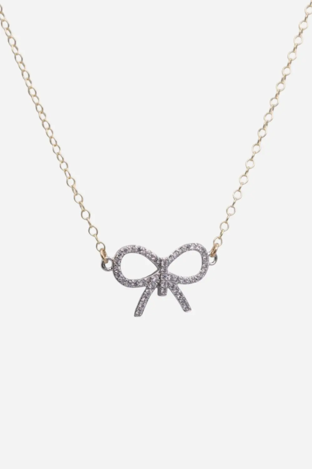 Farrah B Prim & Proper Bow Necklace 1