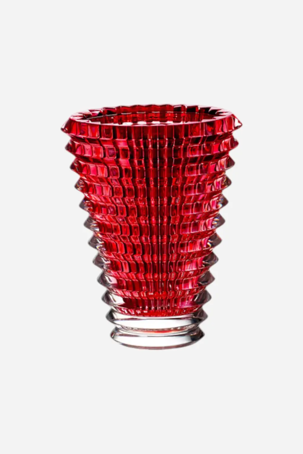 Baccarat Eye Oval Vase Small In Red 1