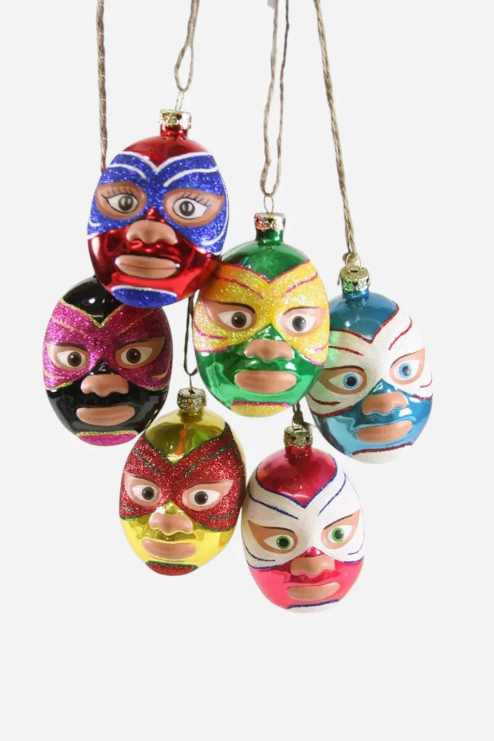 Mexican Wrestler Ornament 1