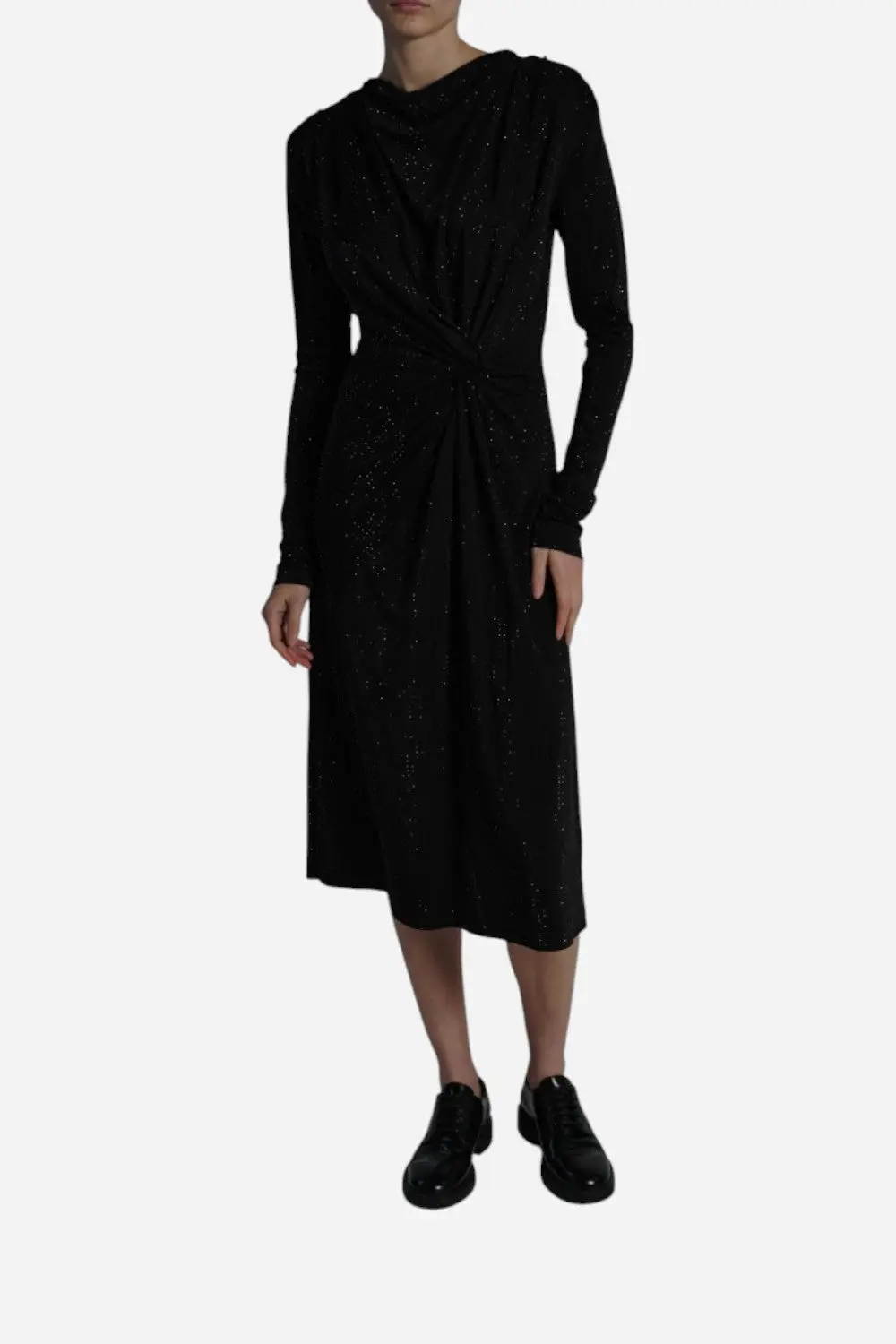 Saint Art Ayla Dress In Black Stones 1