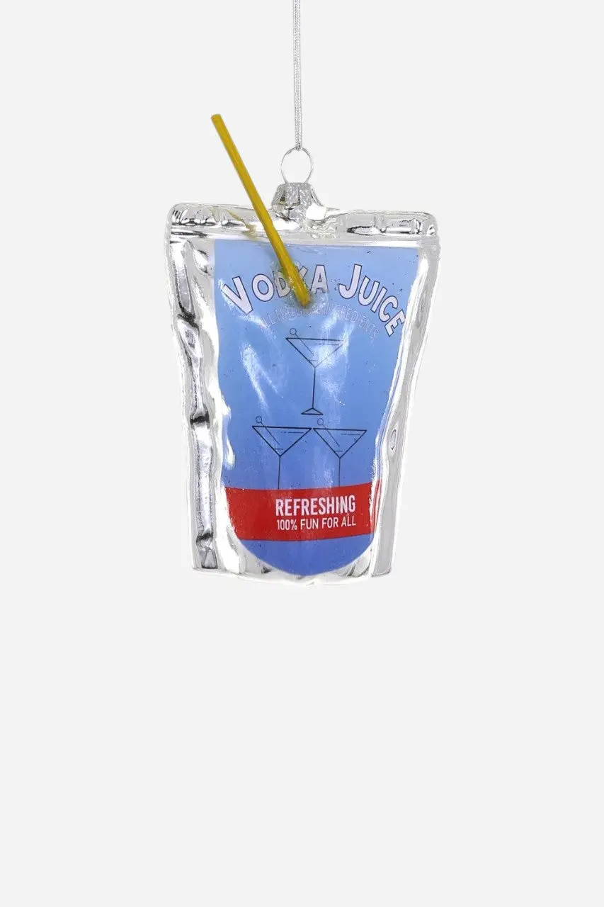 Vodka Juice Pouch Ornament 1