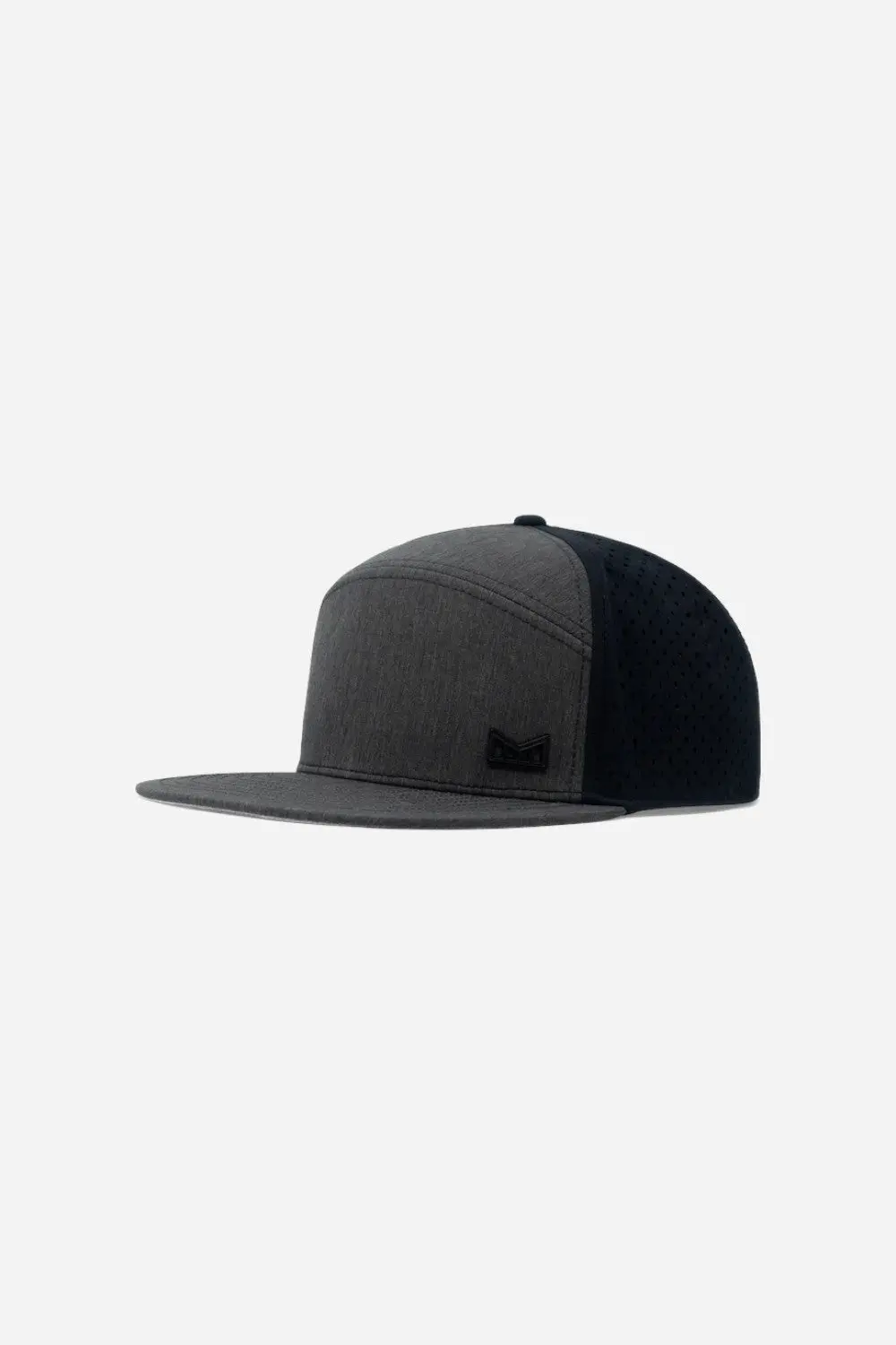 Melin Trenches Icon Hydro Snapback Hat In Heather Charcoal 1