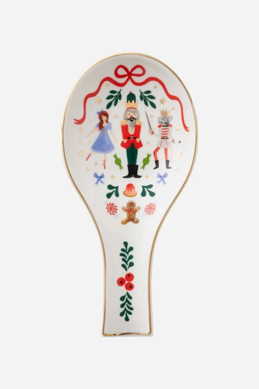 Rifle Paper Co. Nutcracker Porcelain Spoon Rest 1