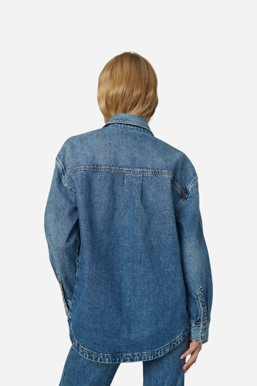 Joe's Jeans The Katrina Crystal Shirt Jacket In Stargaze 3