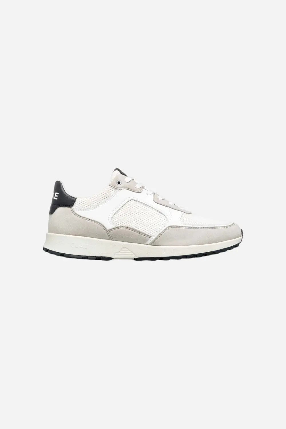 Clae Men's Joshua In Microchip White & Navy 1