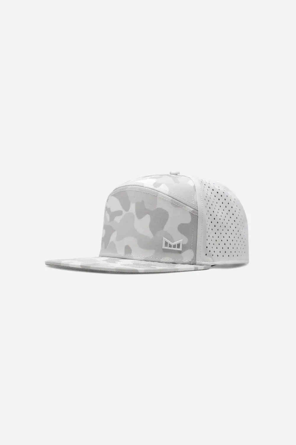 Melin Trenches Icon Hydro Snapback Hat In Snow Camo 1