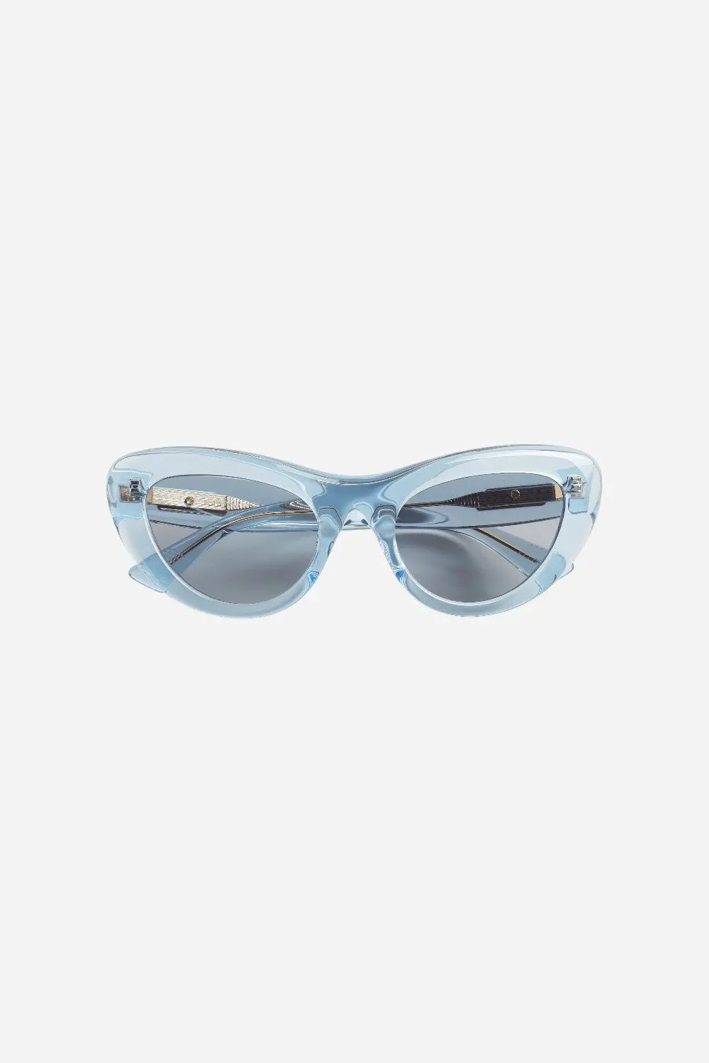 Bottega Veneta Bombe Cat Eye Sunglasses In Blue - Bv1282s-003 53 1