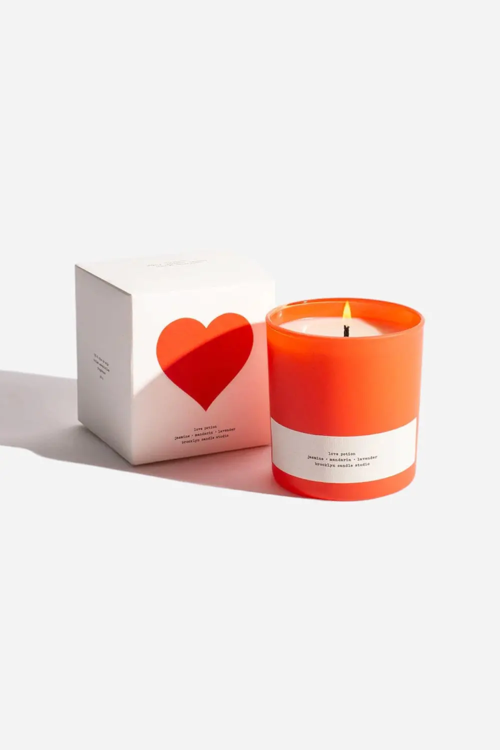 Brooklyn Candle Studio Love Potion Limited Edition Red Matte Glass Candle 1