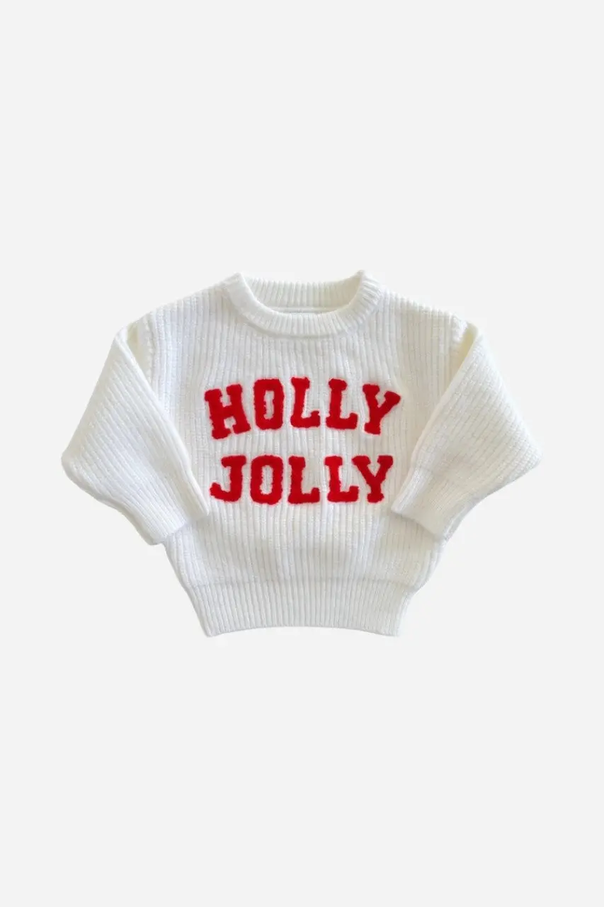 Spearmint Love Holly Jolly Knit Sweater 1