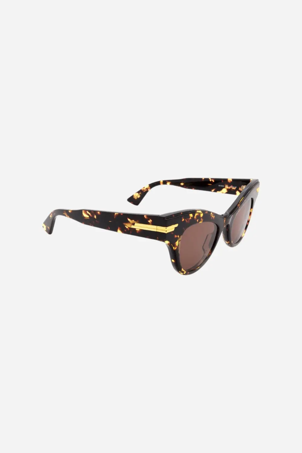 Bottega Veneta Cat Eye Sunglasses In Havana (Bv1004s 007 47) 2