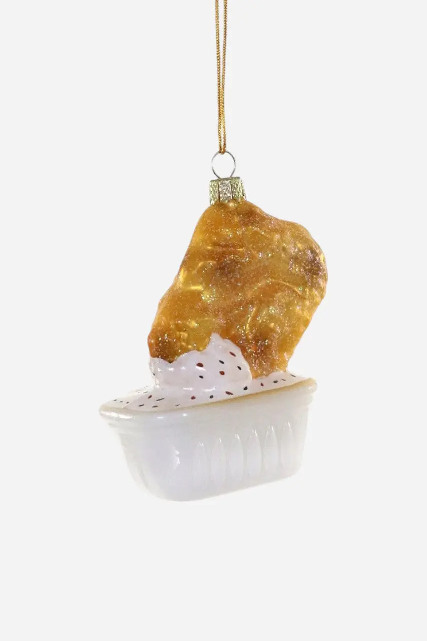 Chicken Nugget With Ranch Ornament 1