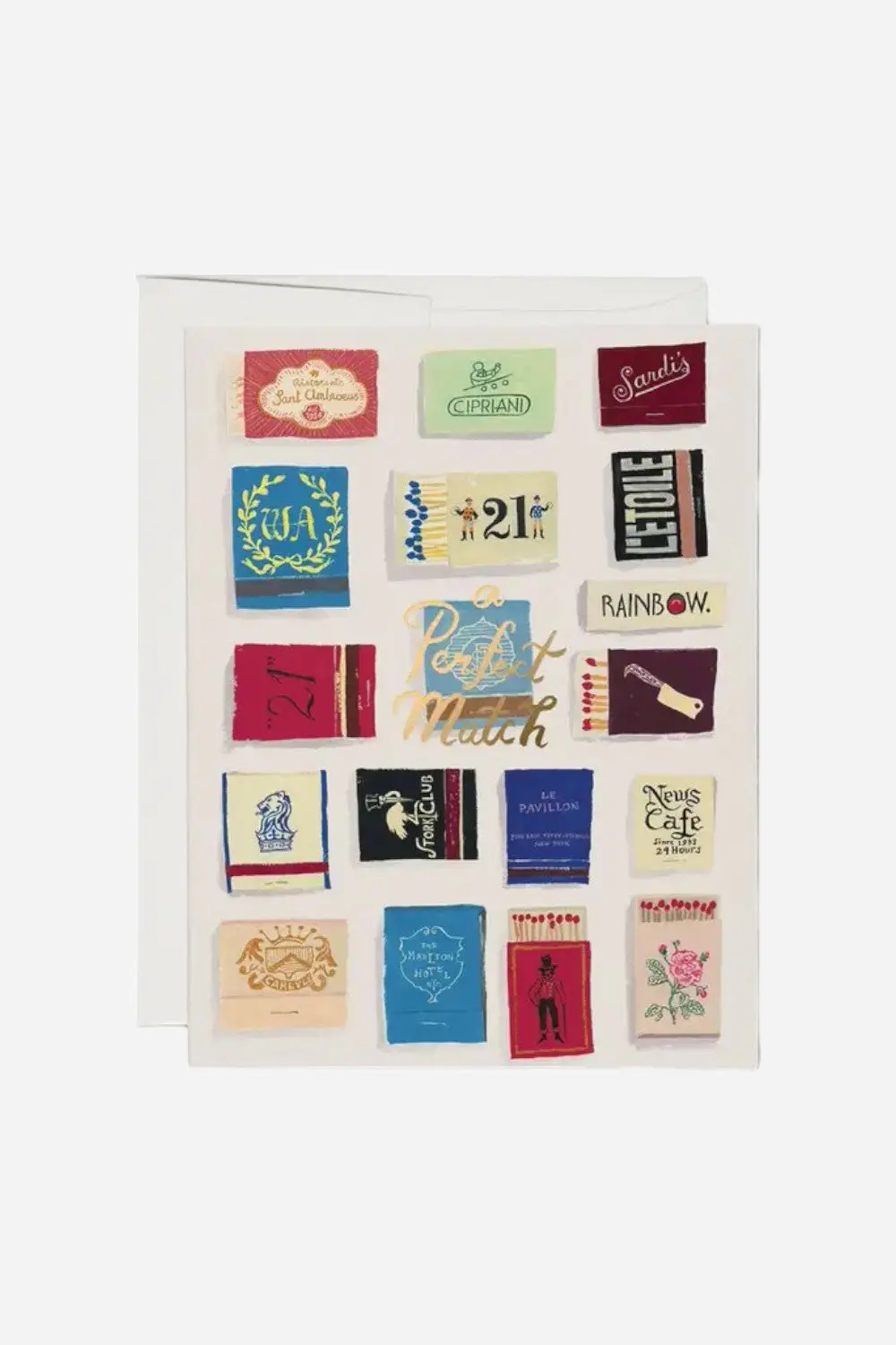 Matches Love Greeting Card 1