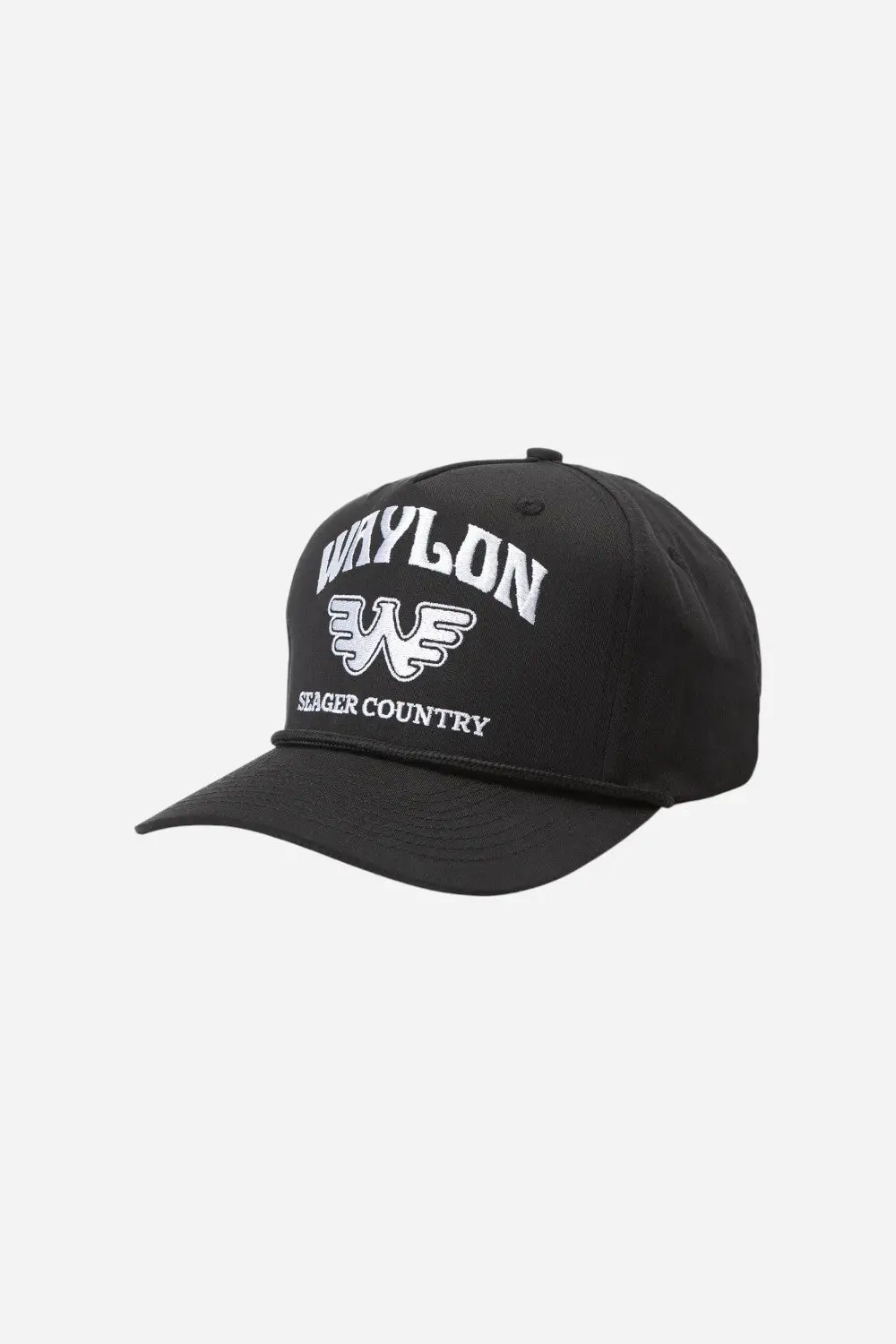 Seager X Waylon Jennings Country Snapback In Black 1