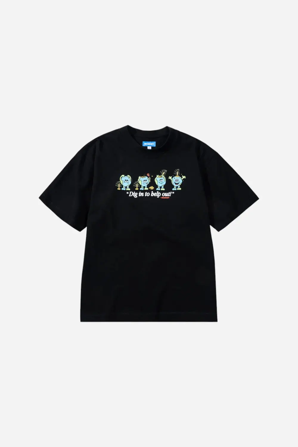 Market Dig In T-Shirt In Black 1