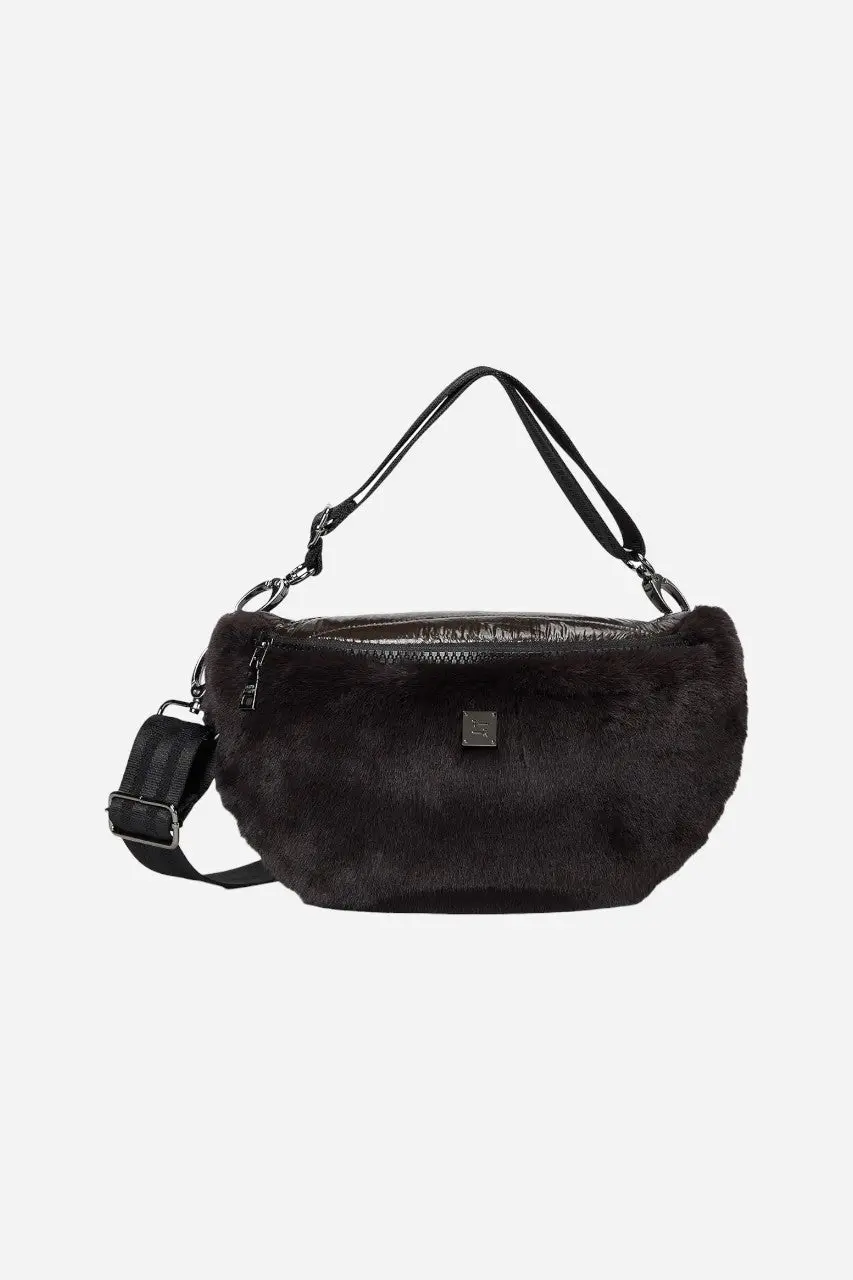 Think Royln Mood Swing Chocolate Faux Fur 1