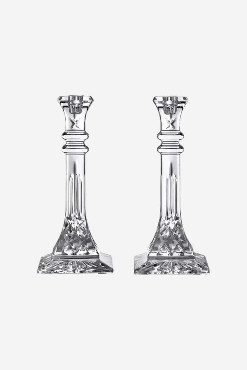 Waterford Lismore Candlestick Pair 10" 1