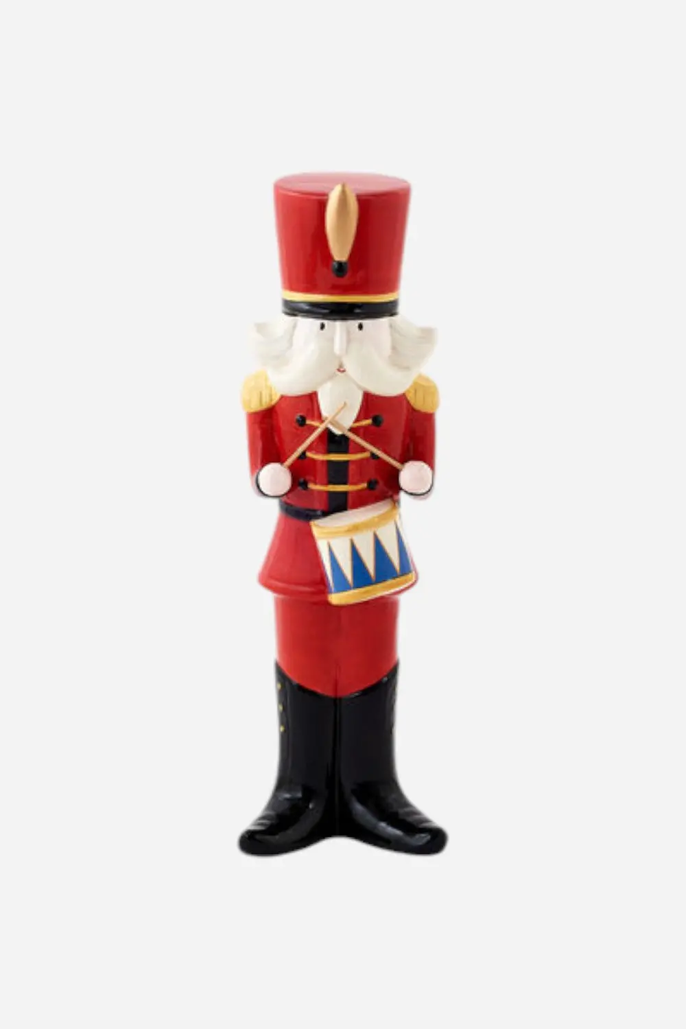 Large Ceramic Nutcracker - Red 1