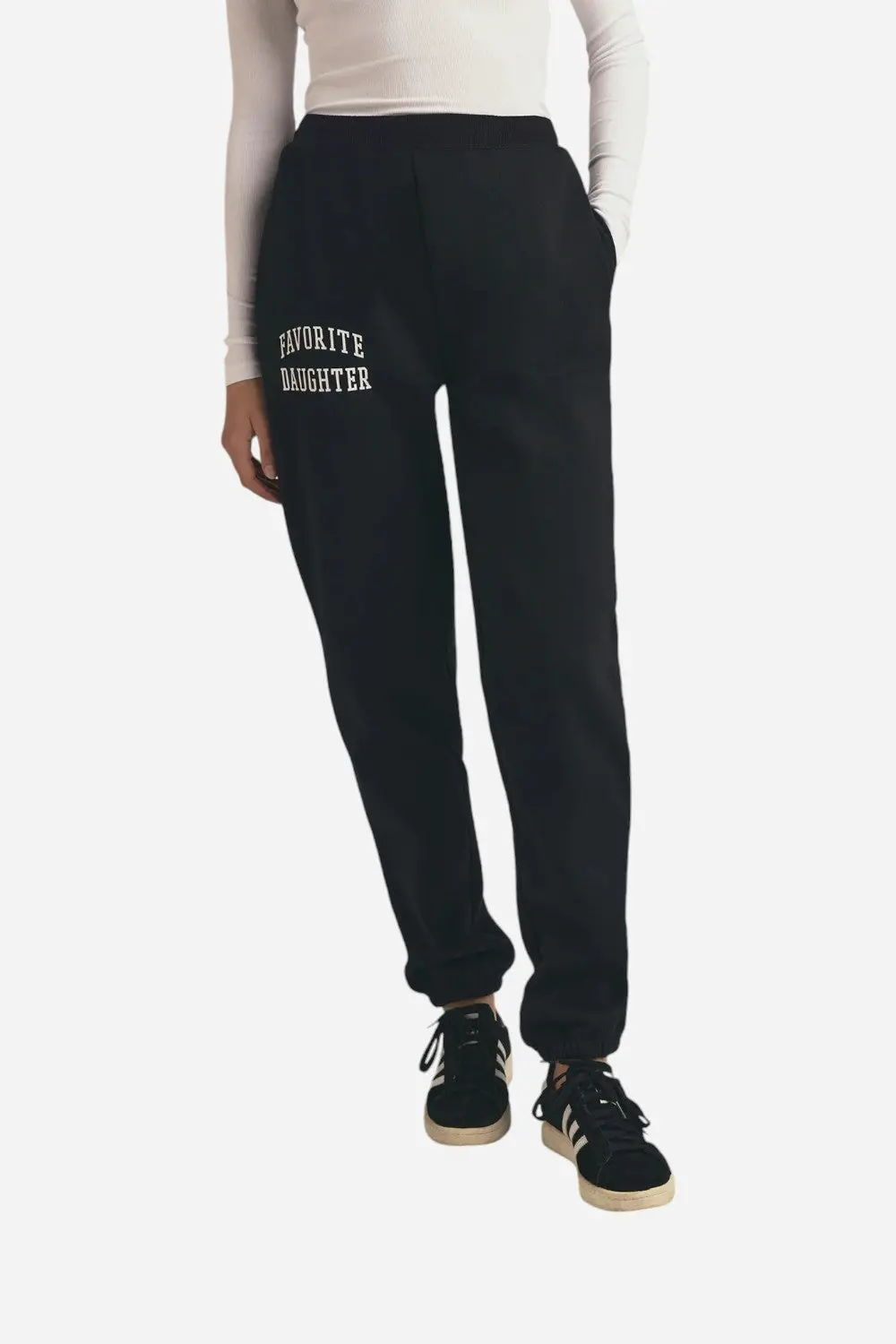 Favorite Daughter The Collegiate Jogger In Black 1