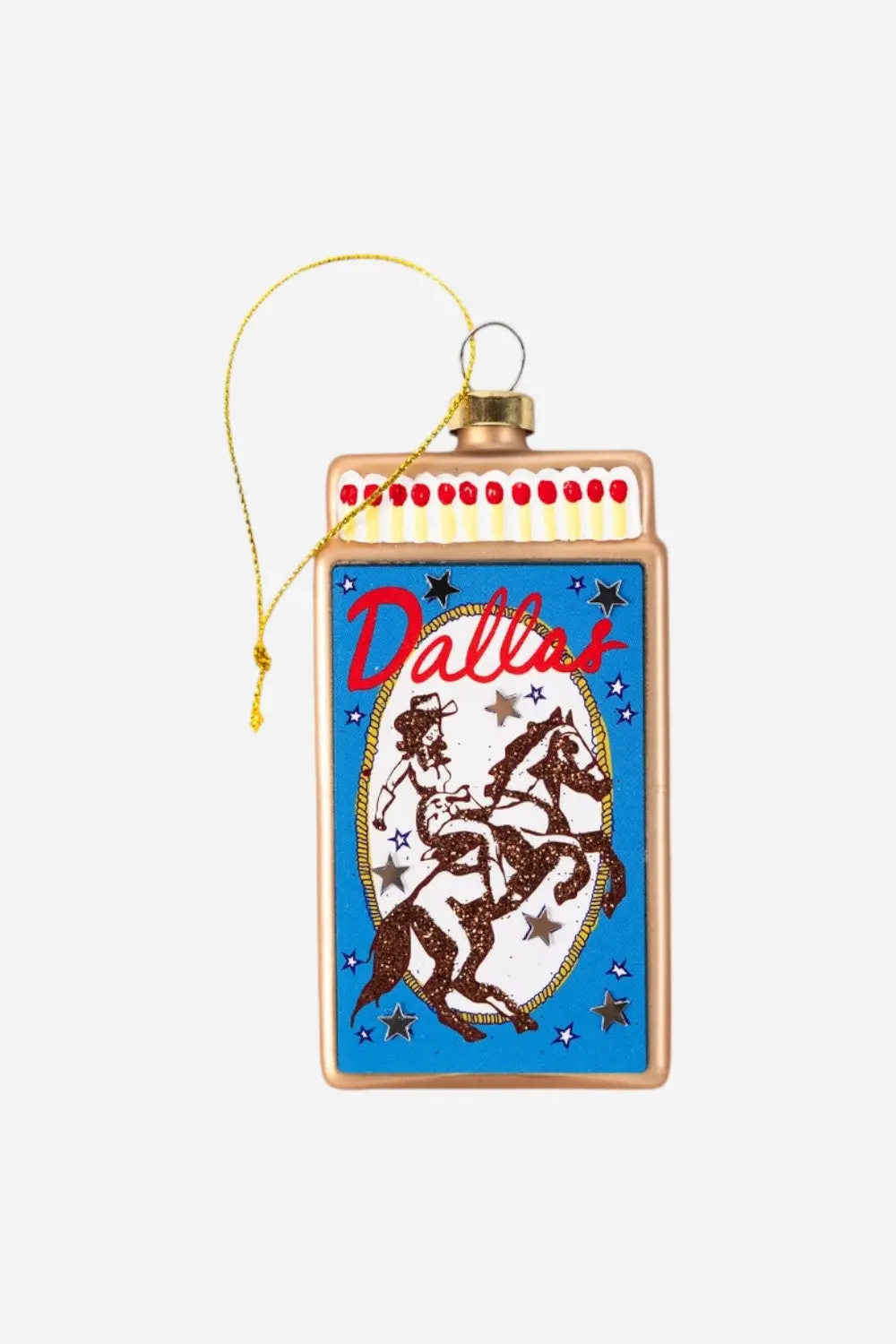 Dallas Matchbook Ornament 1