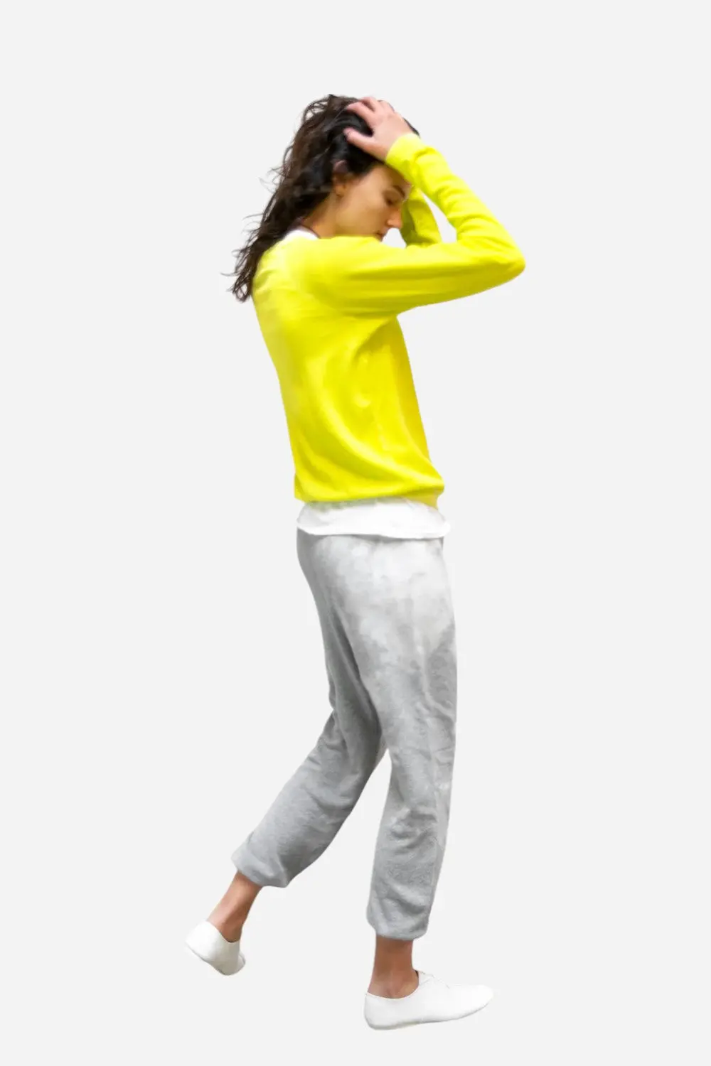 Free City Lucky Rabbit Sweatshirt Yellow 2