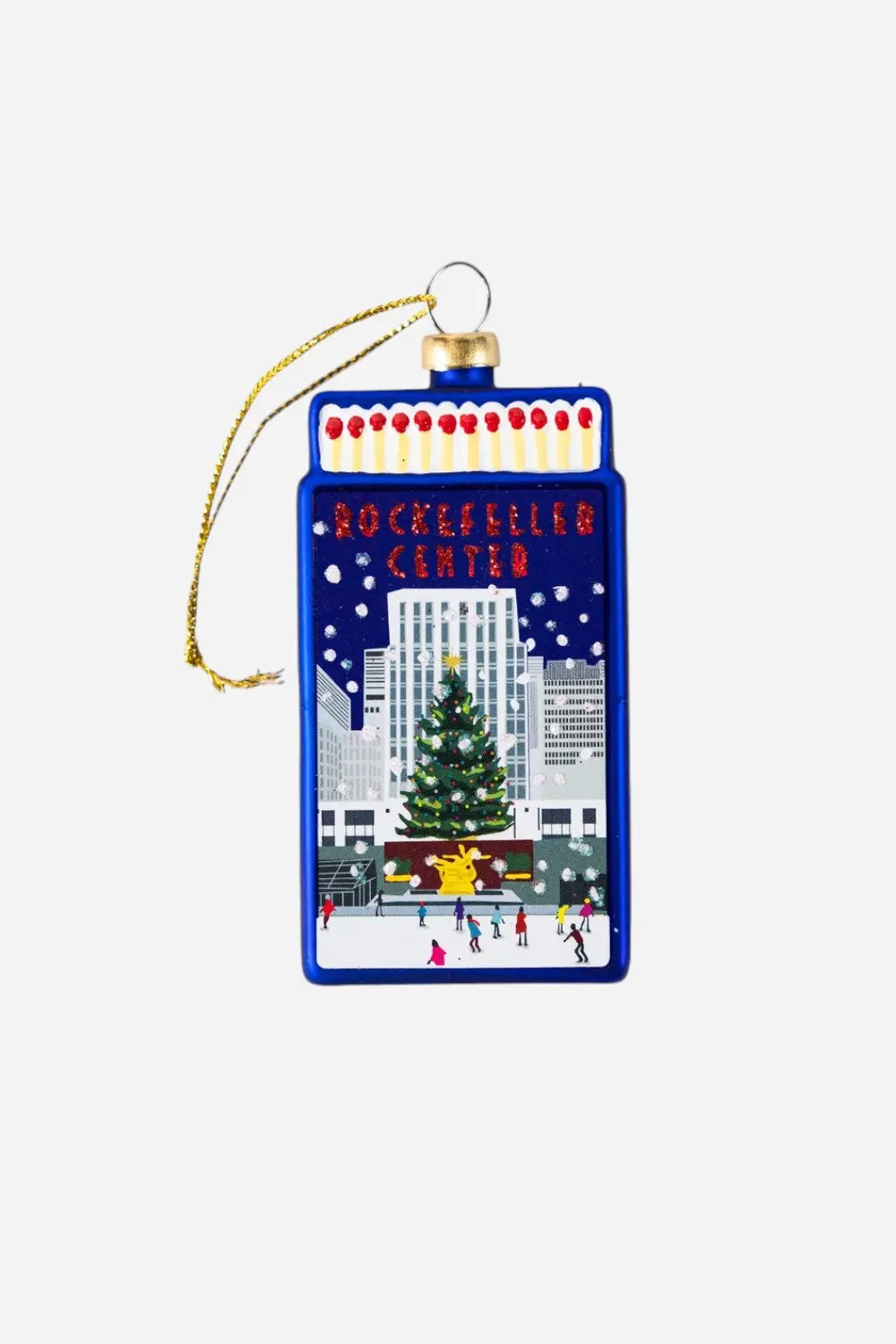 Rockefeller Center Matchbook Ornament 1