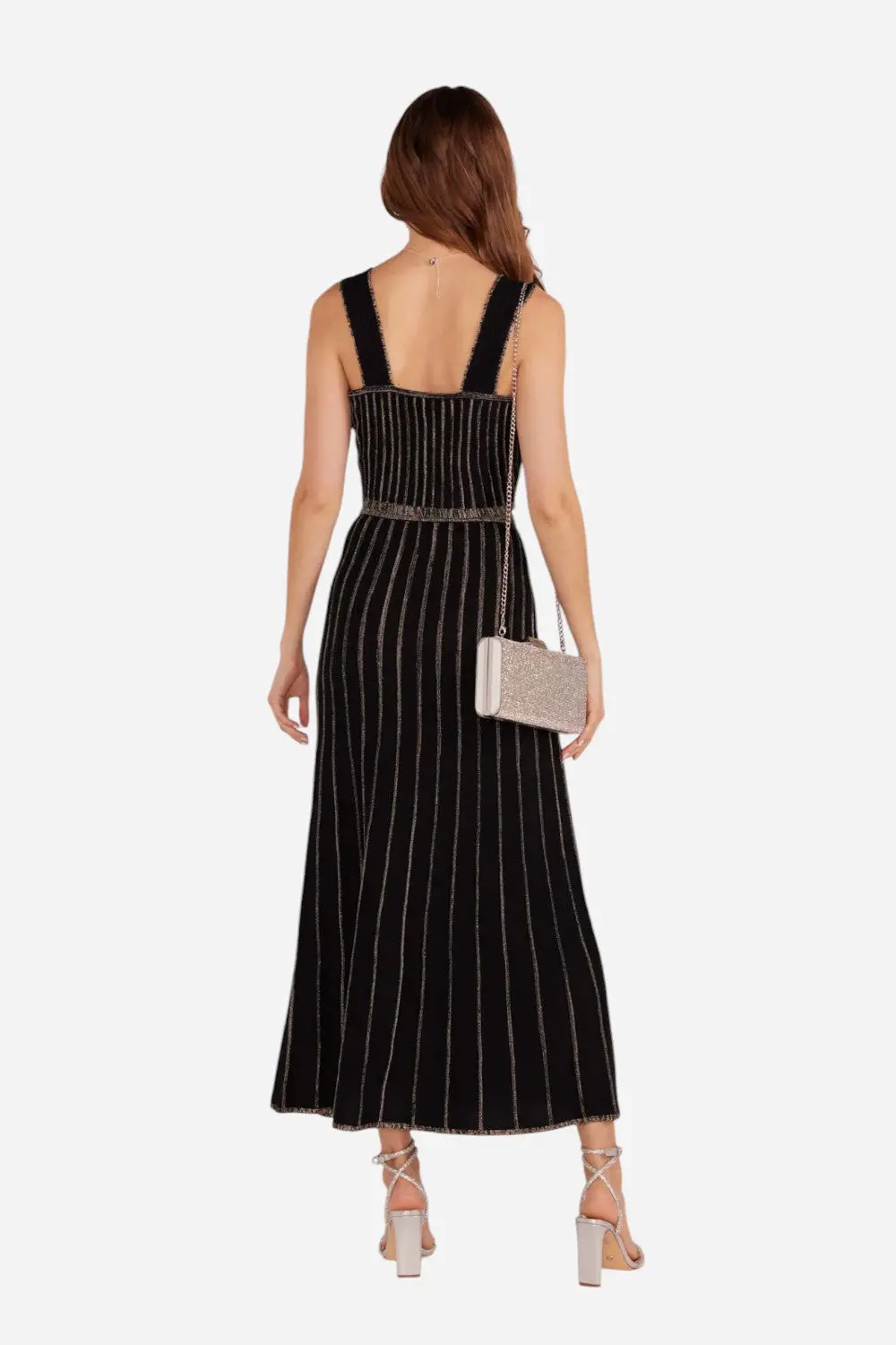 Minkpink Celia Lurex Stripe Crop Top 3
