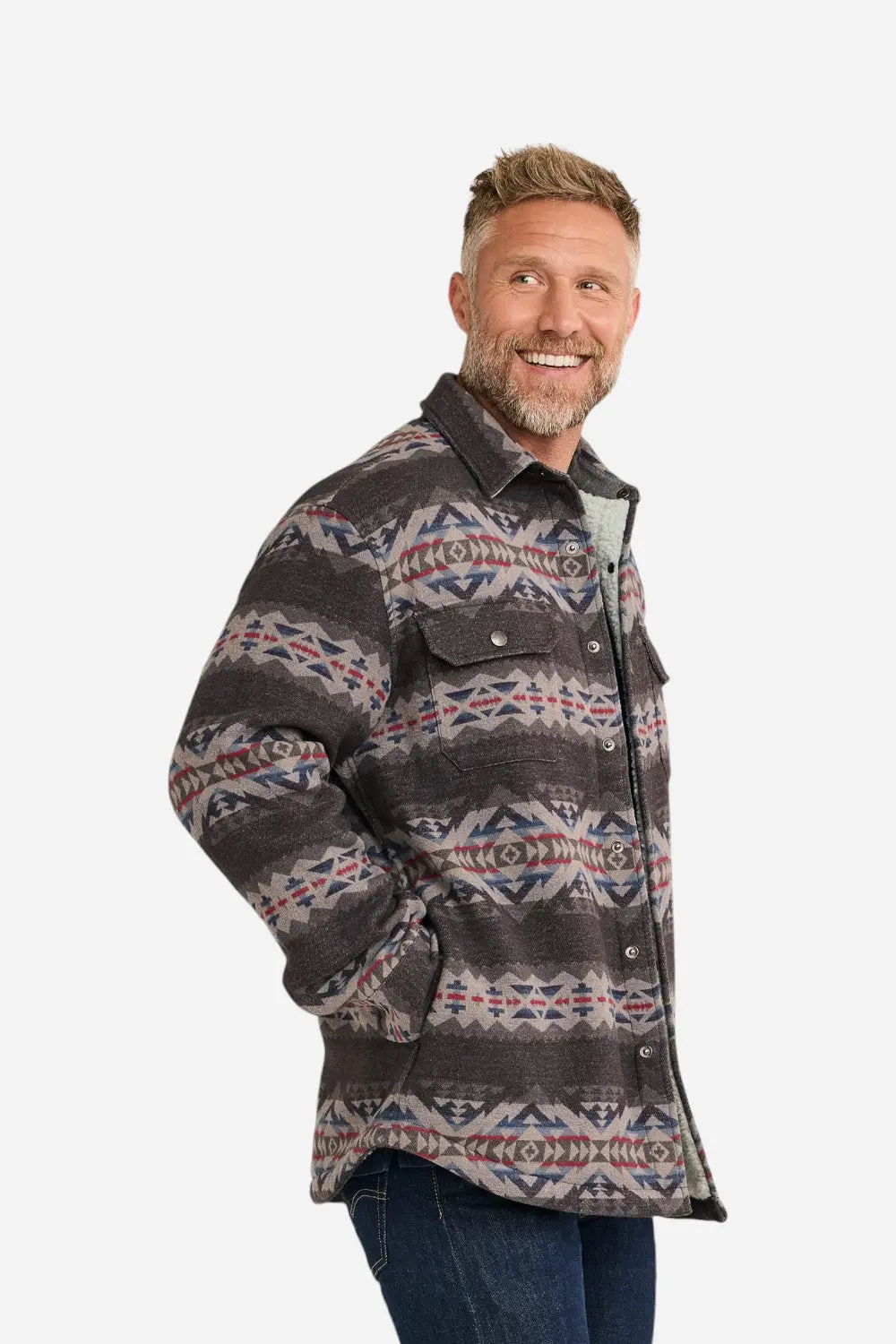 Pendleton Solstice Canyon Doublesoft Sherpa-Lined Shirt Jacket 2