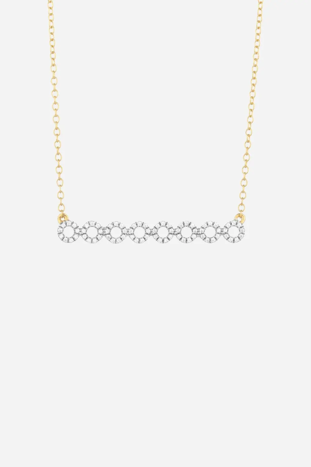 Ella Stein Connect The Circles Necklace Gold 1