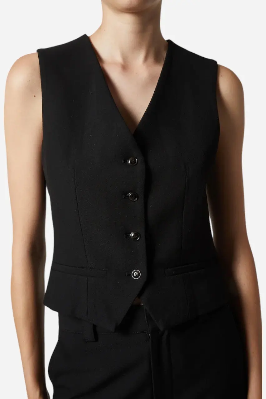 Saint Art Isla Waistcoat Black 1