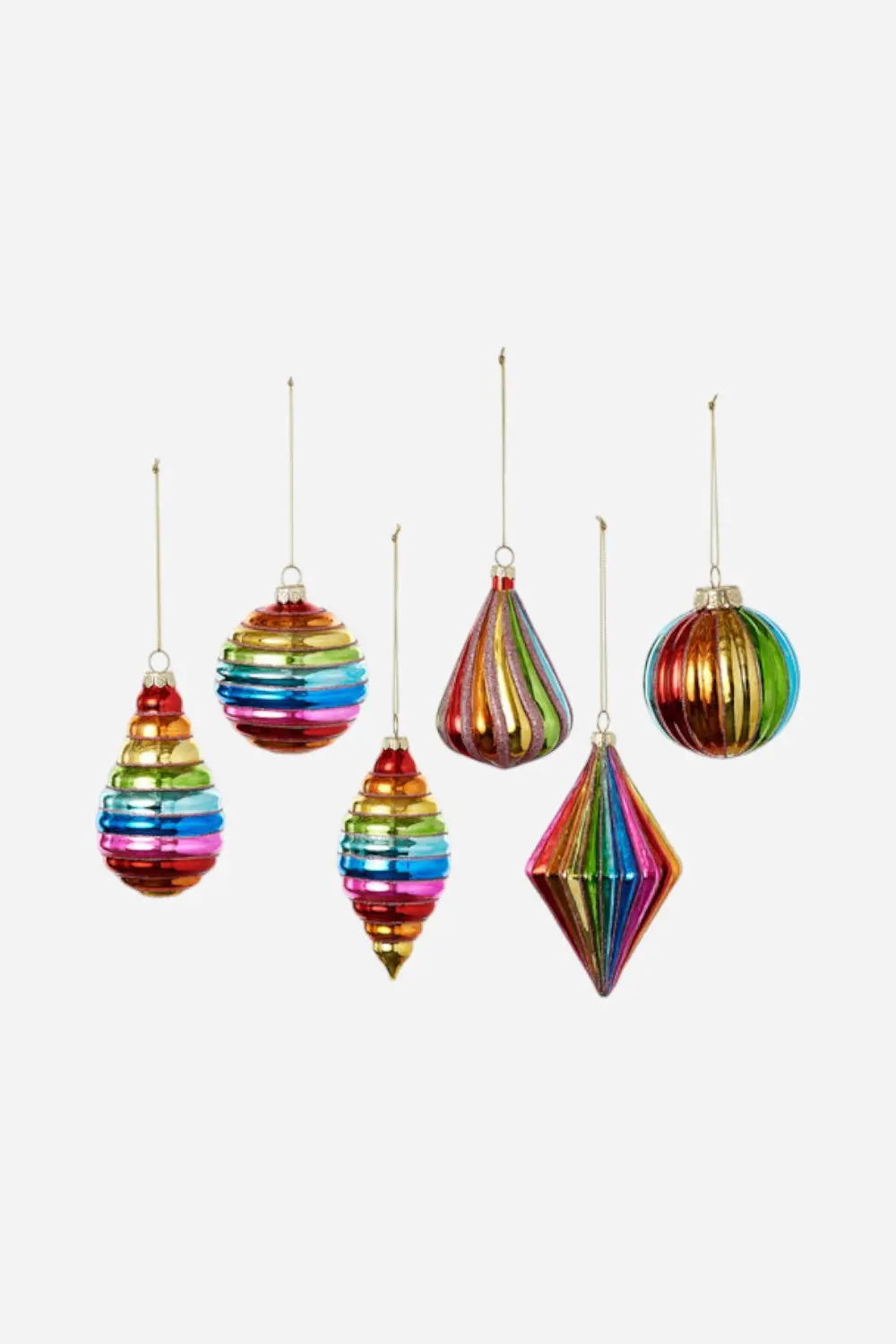 Rainbow Drop/Ball Ornament 1