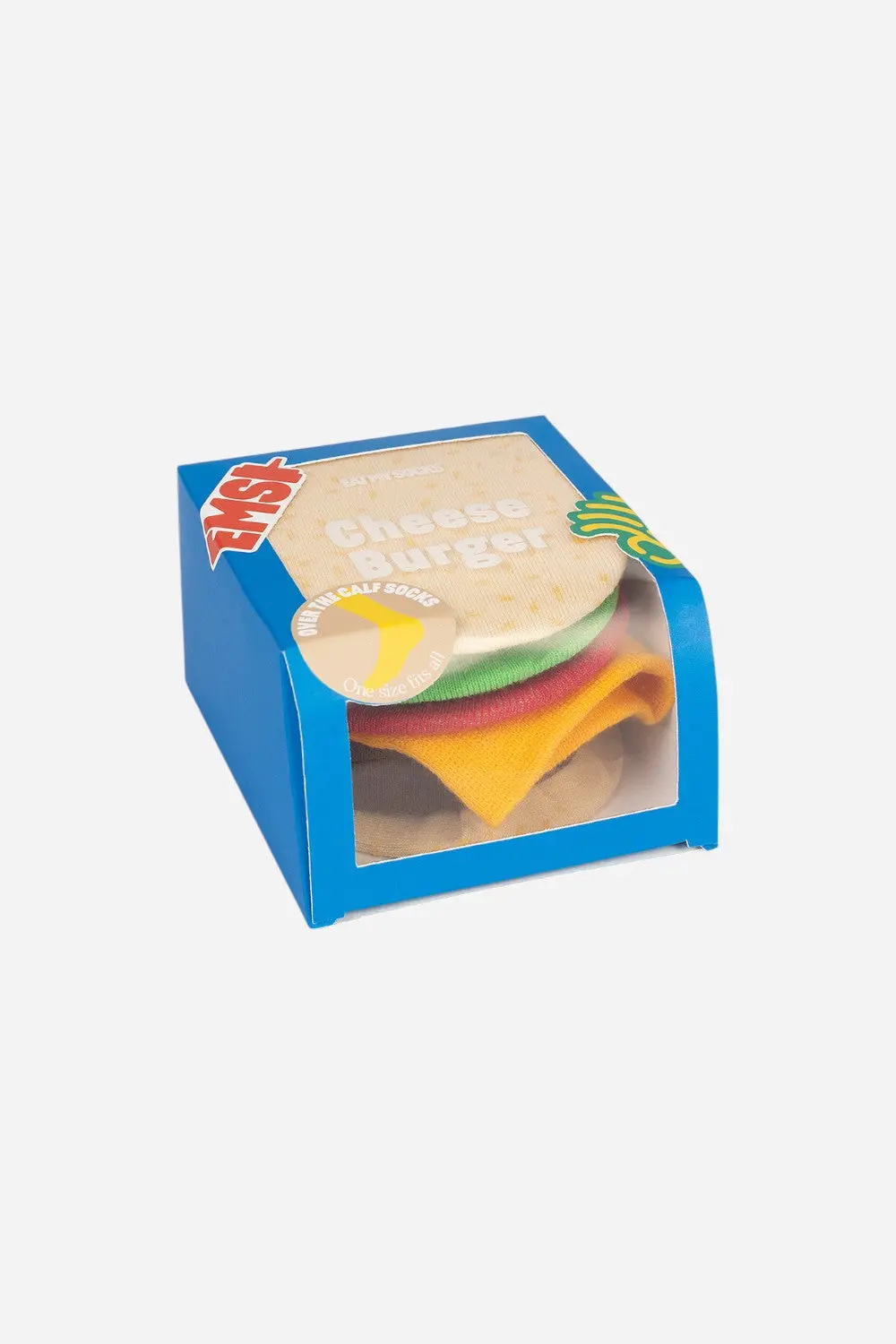 Eat My Socks Cheeseburger Socks 1