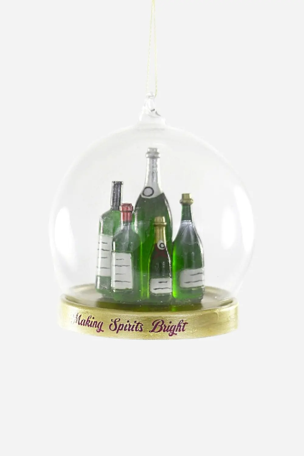 Making Spirits Bright Globe Ornament 1