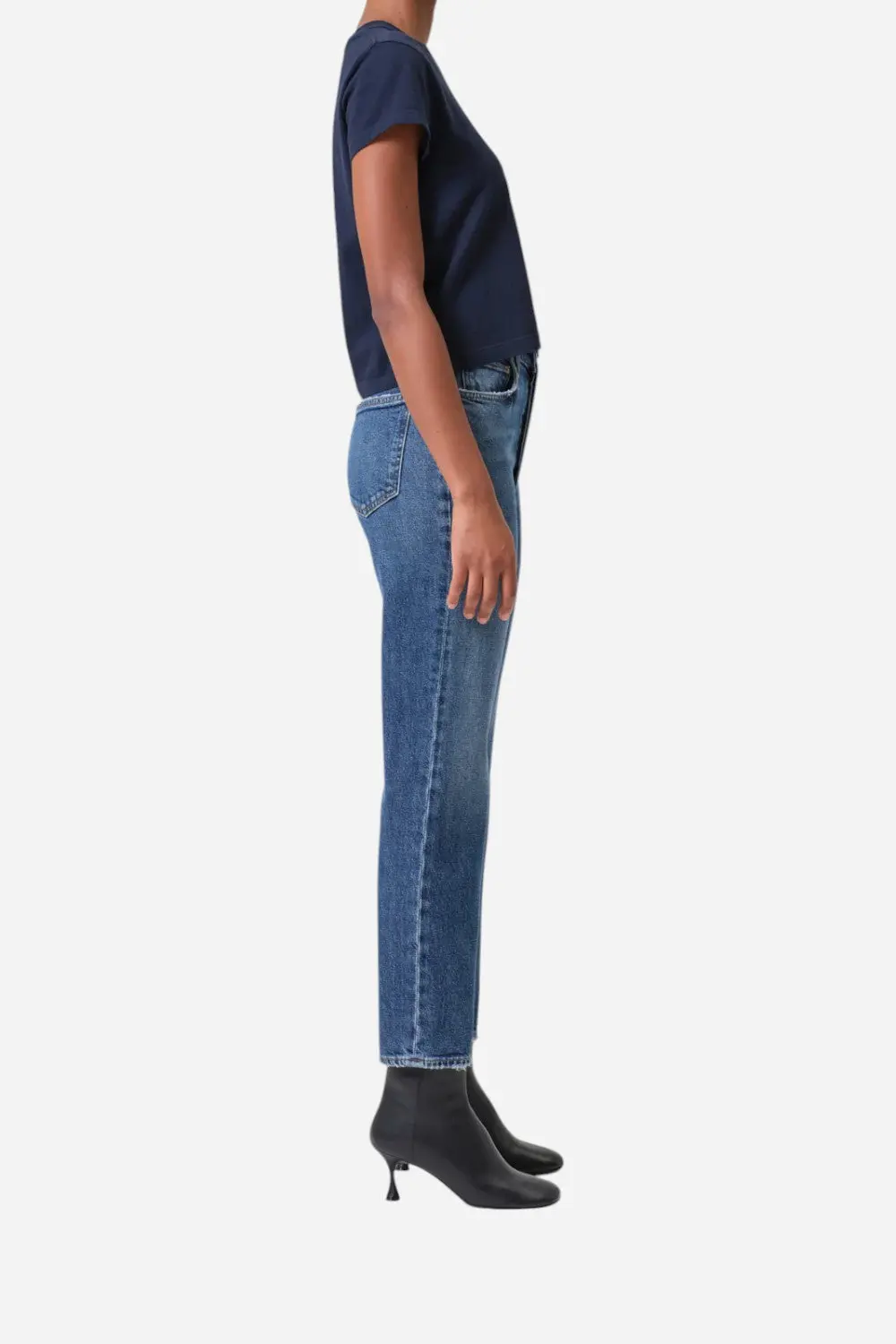 Agolde 90'S Pinch Waist Crop In Solace 3