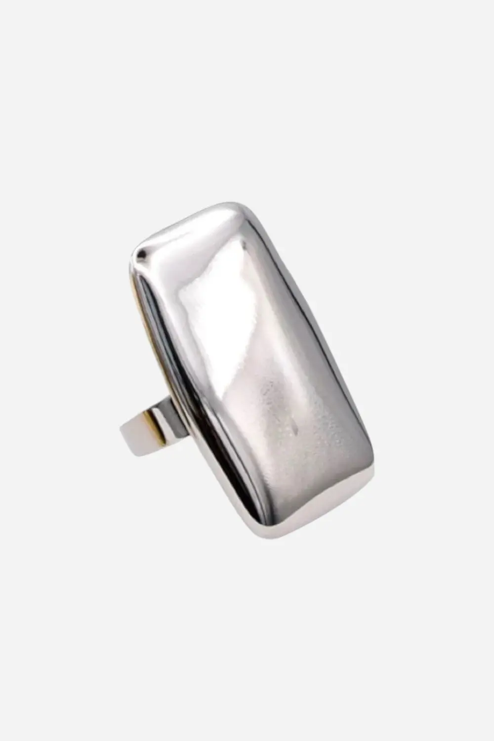 Farrah B Mirror Image Ring In Silver - Size 6 1