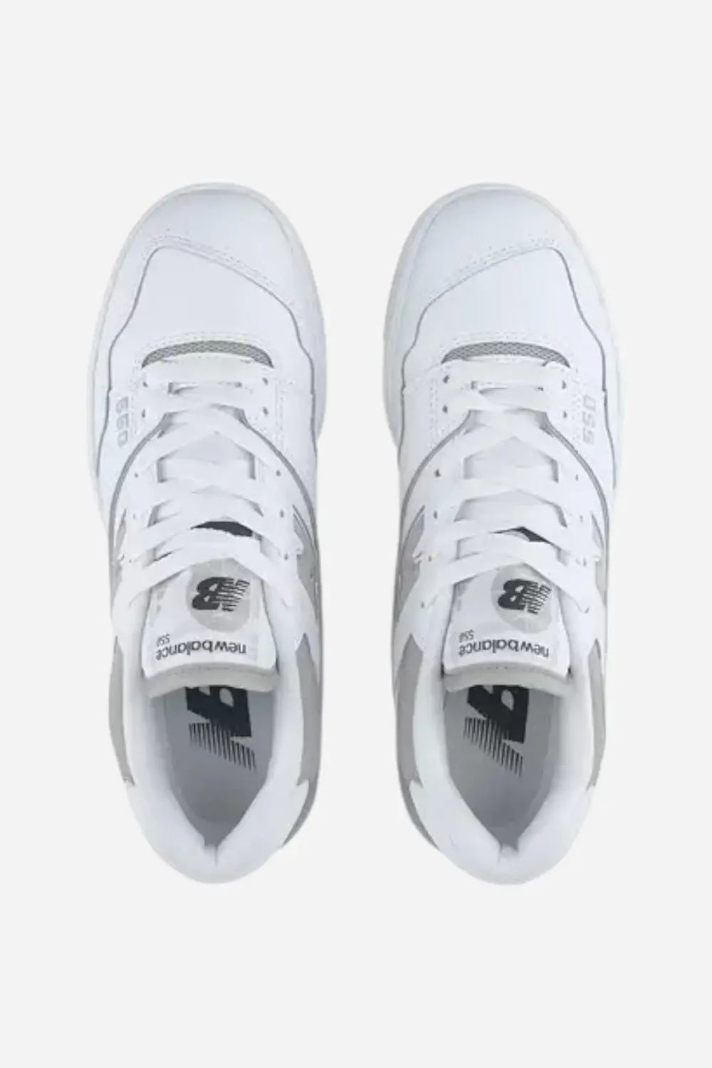 Women's New Balance 550 In White & Grey 2