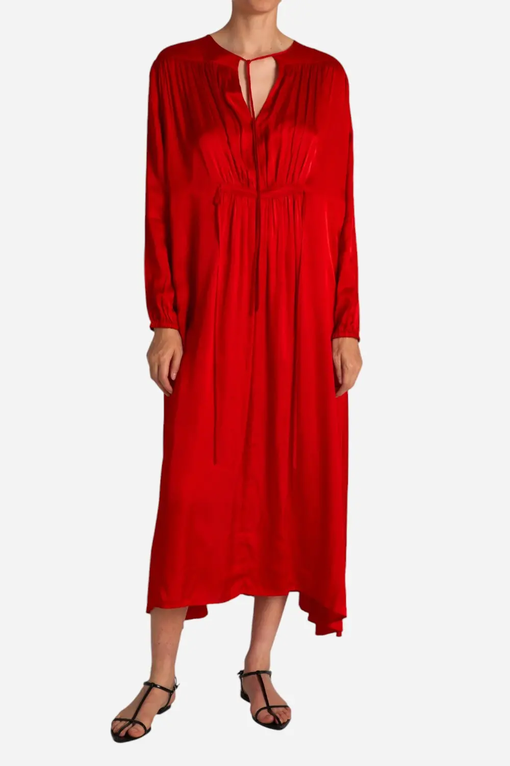 Saint Art August Maxi Dress Molten Lava 2