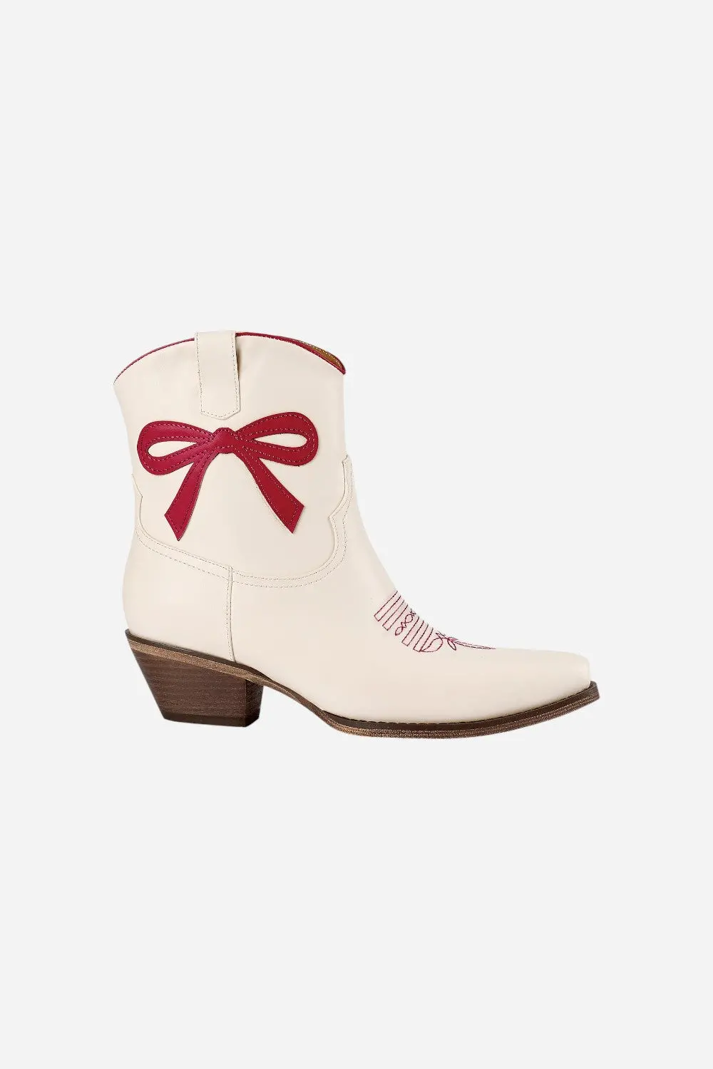 Marfa Boots Roseanne Red Bow Boot 1