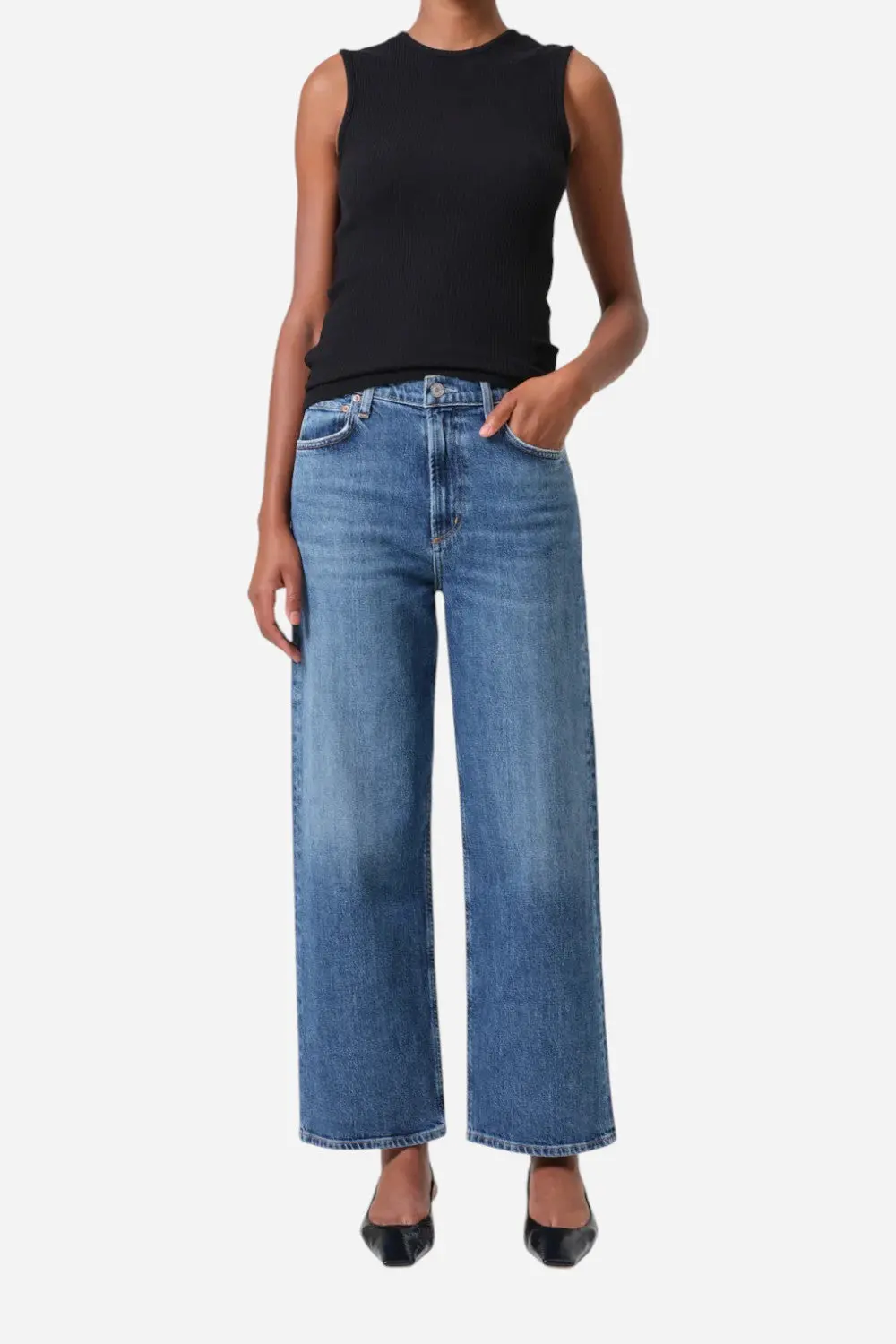 Agolde Ren High Rise Wide Leg In Fix 1