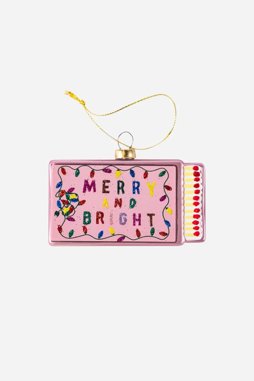 Merry & Bright Matchbook Ornament 1