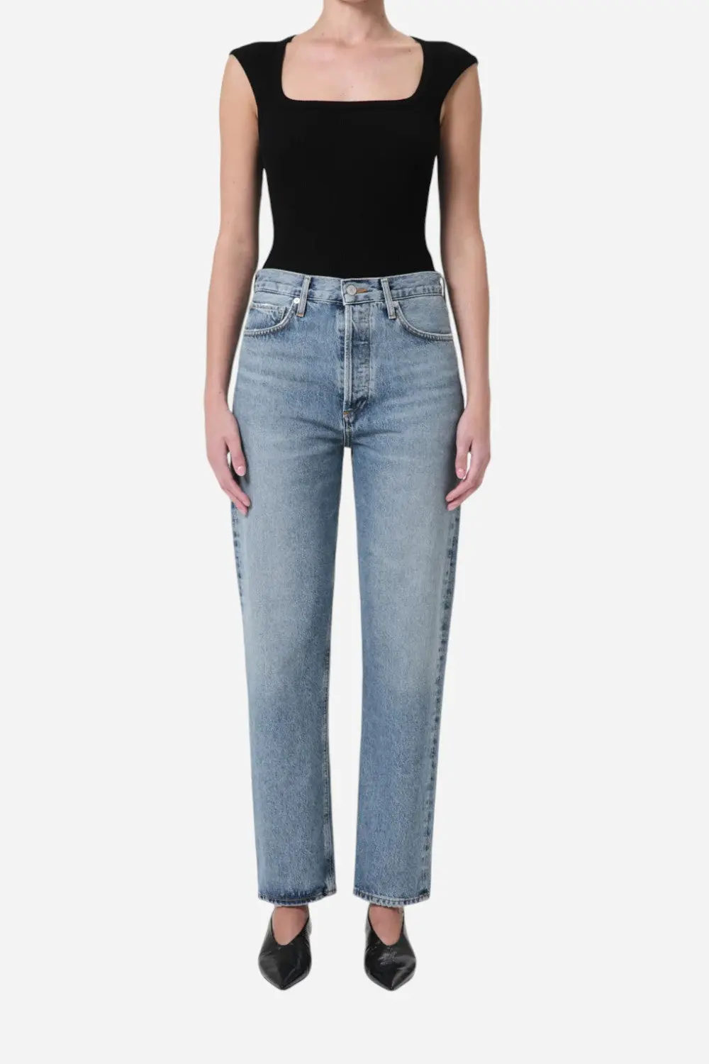 Agolde 90'S Pinch Waist In Navigate 1